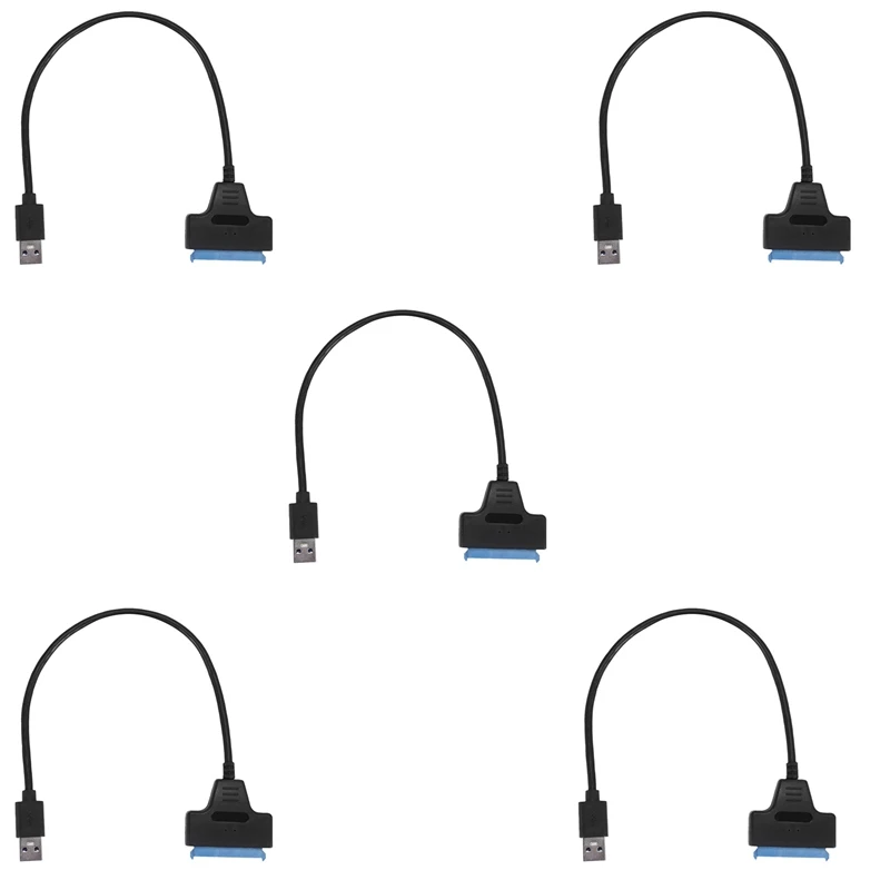 ABSE-5X USB 3.0 To 2.5 Inch SATA Hard Drive Adapter Cable SDD SATA To USB 3.0 Converter-Black
ABSE-5X USB 3.0 To 2.5 Inch SATA Hard Drive Adapter Cable SDD SATA To USB 3.0 Converter-Black