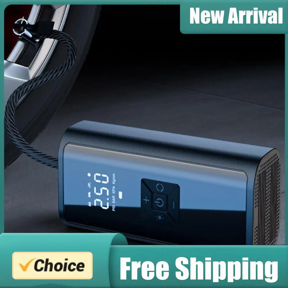150PSI Portable Car Inflator Pump with LED Light Bicycle Air Compressor LCD Display Car Tire Inflator for Car Tires
150PSI Portable Car Inflator Pump with LED Light Bicycle Air Compressor LCD Display Car Tire Inflator for Car Tires