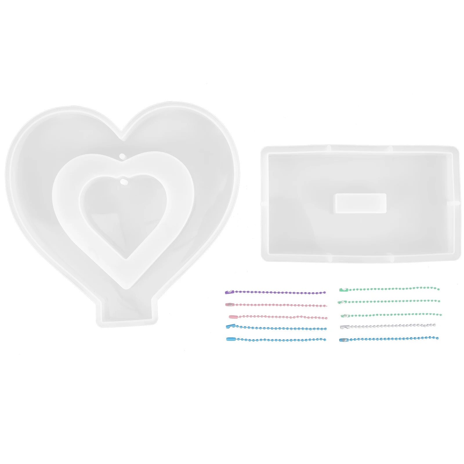 Silicone Mold for Epoxy Resin Heart Shaped DIY Photo Frame Craft Supplies Home Decor Accessories Clear Flexible Reusable 
Silicone Mold for Epoxy Resin Heart Shaped DIY Photo Frame Craft Supplies Home Decor Accessories Clear Flexible Reusable