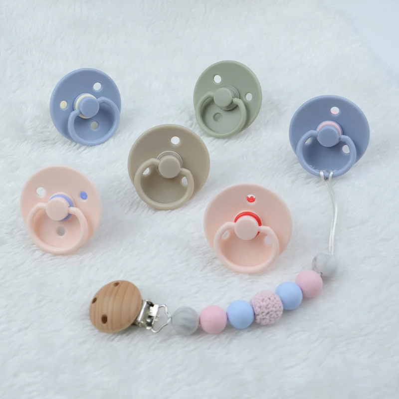 TYRY.HU 1pcs Baby Silicone Pacifier Holder Round Portable Soother Pacifier Chain Feeding Teething Pacifier
TYRY.HU 1pcs Baby Silicone Pacifier Holder Round Portable Soother Pacifier Chain Feeding Teething Pacifier