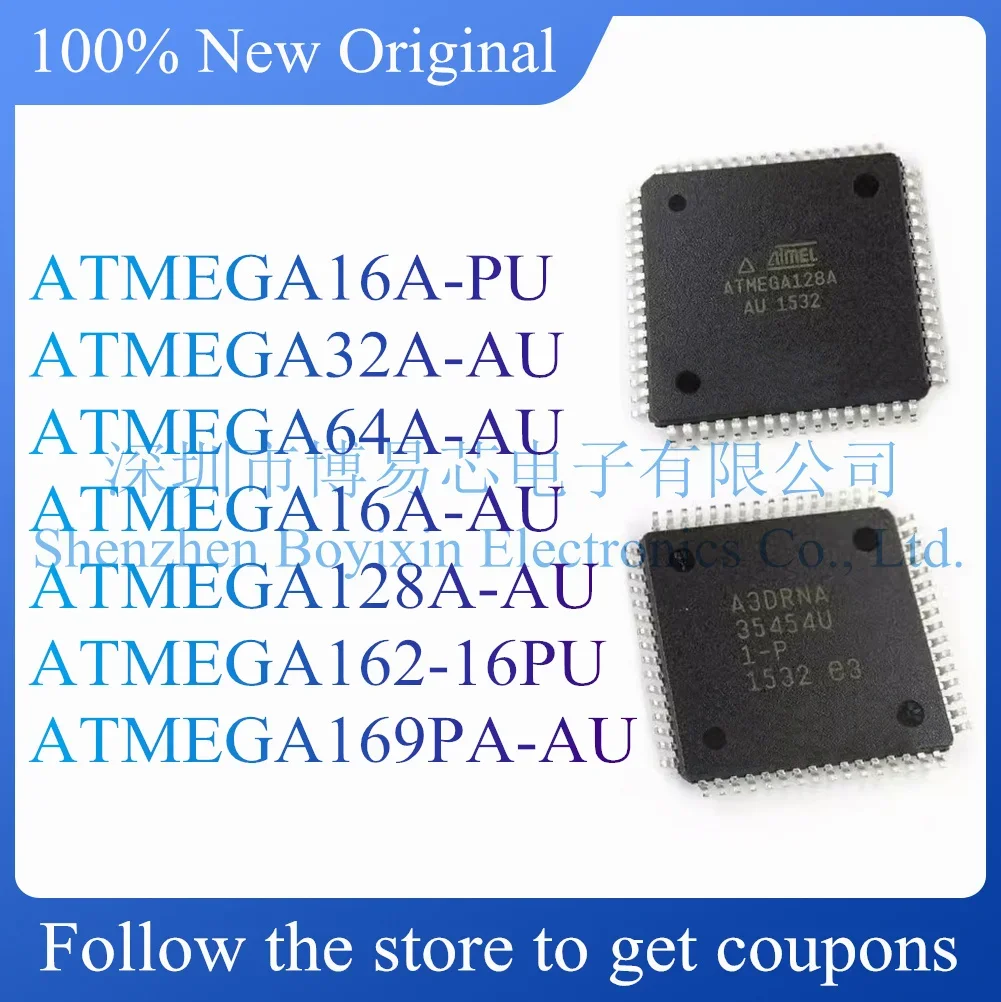 NEW ATMEGA32A-AU ATMEGA64A-AU ATMEGA16A-AU ATMEGA16A-PU ATMEGA128A-AU ATMEGA162-16PU ATMEGA169PA-AU
NEW ATMEGA32A-AU ATMEGA64A-AU ATMEGA16A-AU ATMEGA16A-PU ATMEGA128A-AU ATMEGA162-16PU ATMEGA169PA-AU