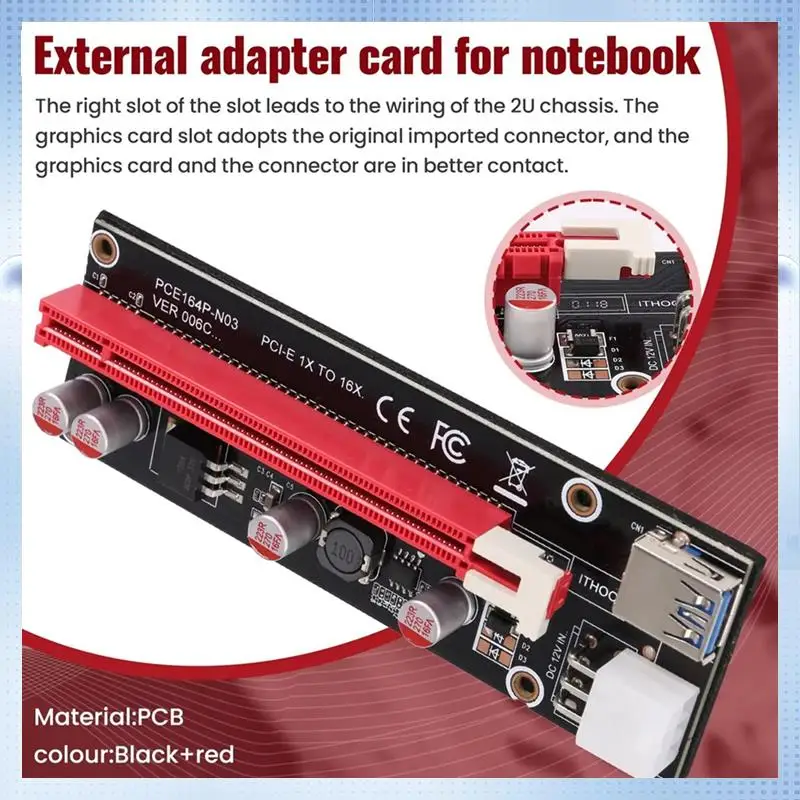 A82Q-Mini Pcie To PCI Express 16X Riser Slot Mining Card EXP GDC BTC Miner Mpcie To PCI-E Slot Mining Card
A82Q-Mini Pcie To PCI Express 16X Riser Slot Mining Card EXP GDC BTC Miner Mpcie To PCI-E Slot Mining Card