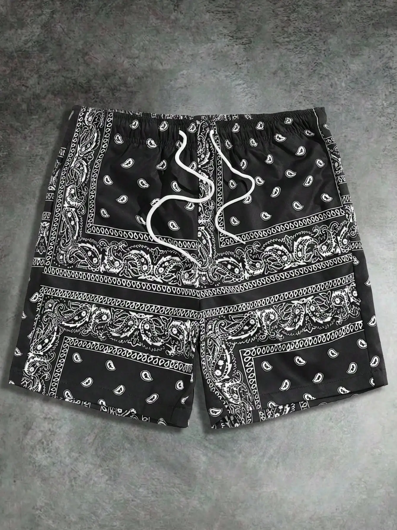 Men Drawstring Waist Paisley Print Shorts Graphic Jogger Shorts, For Husband, Boyfriend Gifts
Men Drawstring Waist Paisley Print Shorts Graphic Jogger Shorts, For Husband, Boyfriend Gifts