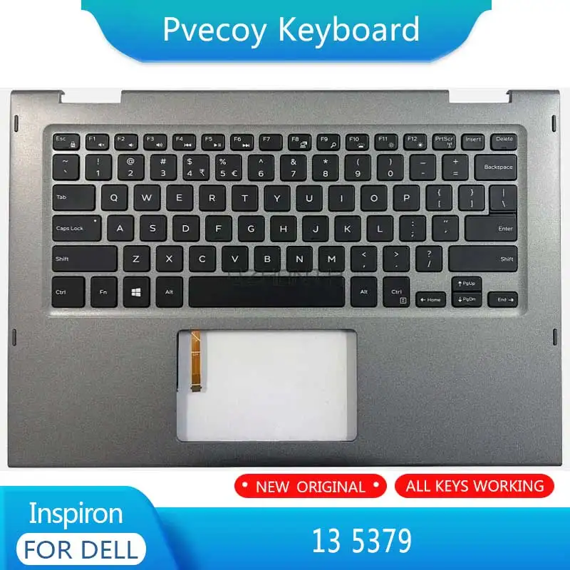 Новинка, подставка для рук Inspiron 13 5379 с клавиатурой с подсветкой США, серый 0JCHV0
Новинка, подставка для рук Inspiron 13 5379 с клавиатурой с подсветкой США, серый 0JCHV0