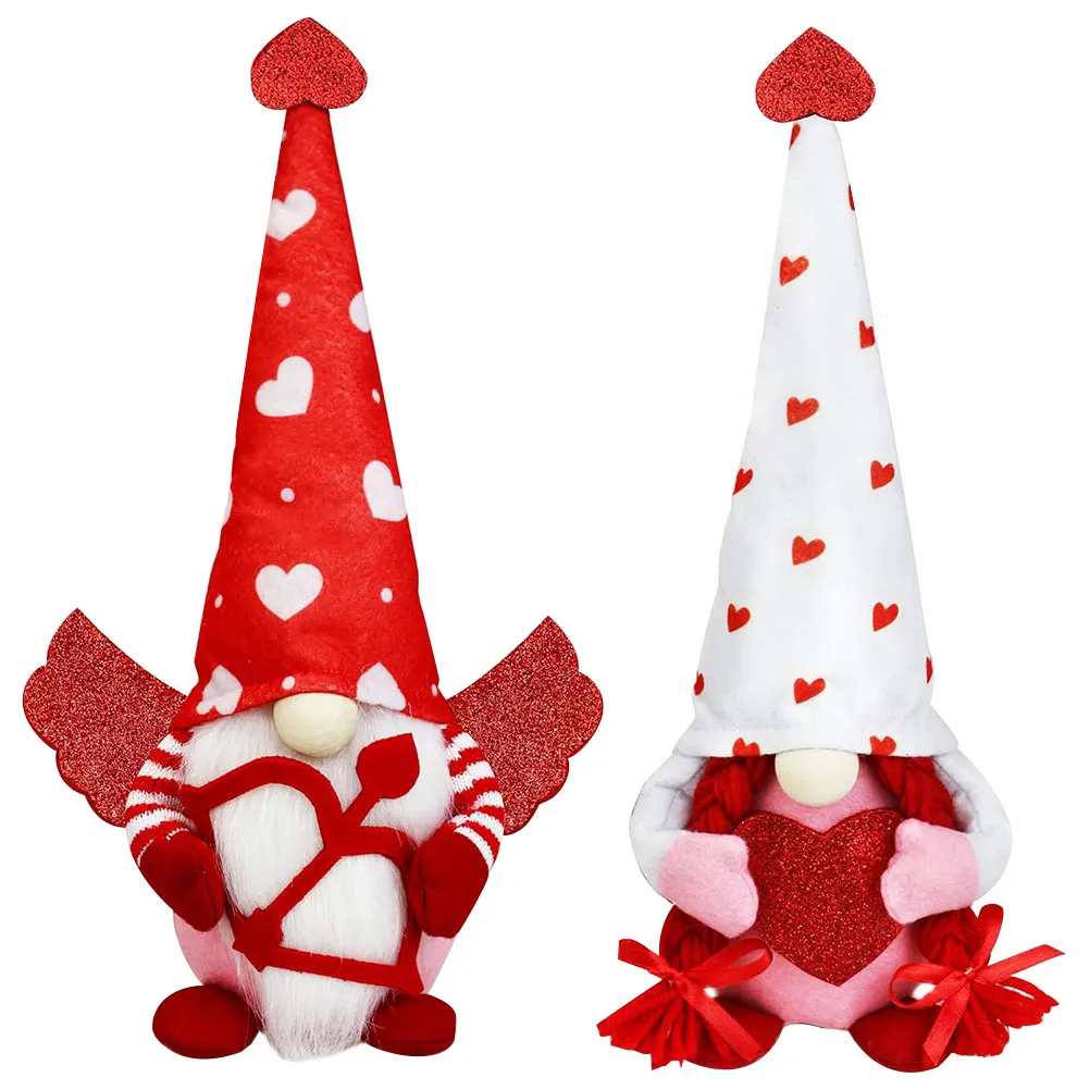 2Pcs Valentine's Day Gnome Ornament Cartoon Cupid Gnome Decoration Romantic Home Office Desktop Valentines Party Favor Gift
2Pcs Valentine's Day Gnome Ornament Cartoon Cupid Gnome Decoration Romantic Home Office Desktop Valentines Party Favor Gift