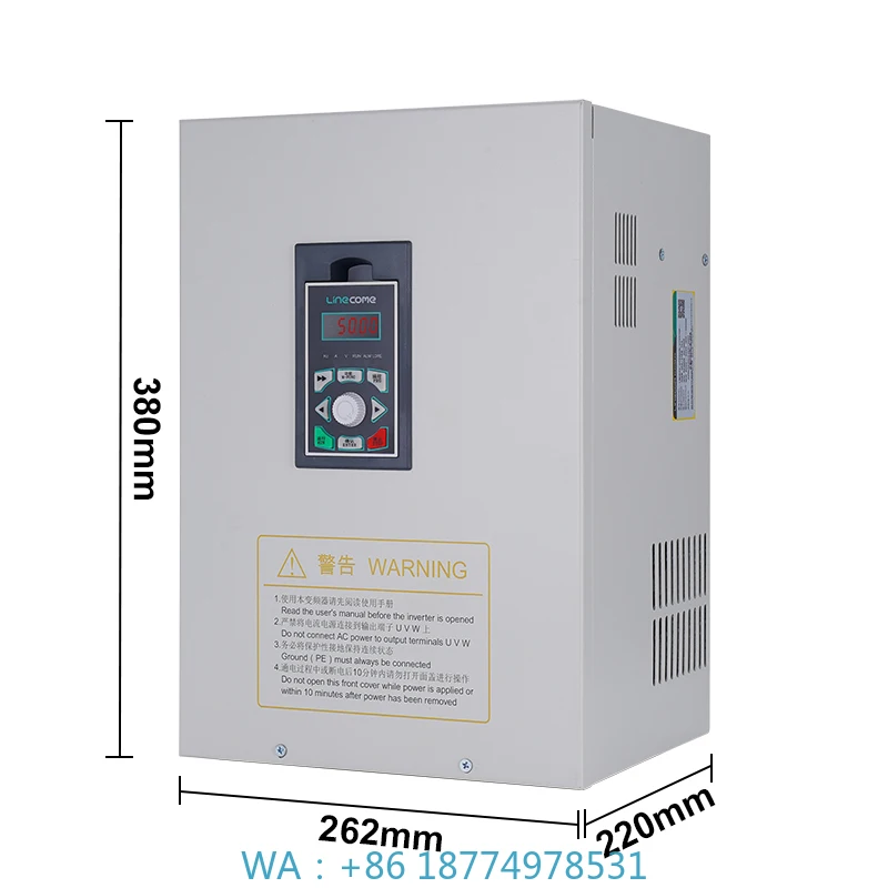 Lathe Customized VFD Best PLC for Motor 380V Three Factory Direct 37KW 50hp Variable Speed Drive Frequency Converter Inverter
Lathe Customized VFD Best PLC for Motor 380V Three Factory Direct 37KW 50hp Variable Speed Drive Frequency Converter Inverter