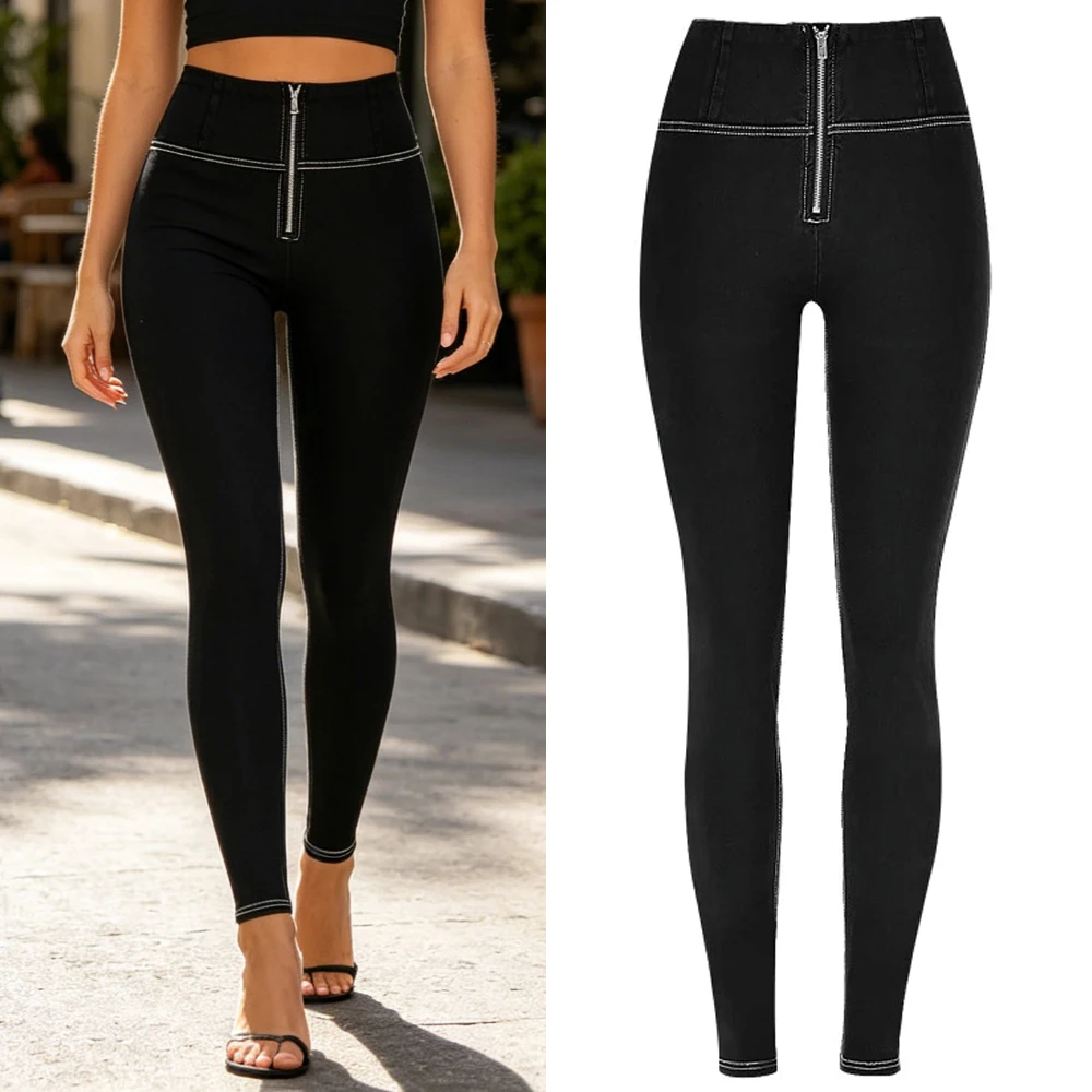 High Waist Skinny Jeans Women Stretch Pencil Pants Zipper Buttocks Legging Push Up Denim Trousers Elastic Tights Slim Fit Luxury
High Waist Skinny Jeans Women Stretch Pencil Pants Zipper Buttocks Legging Push Up Denim Trousers Elastic Tights Slim Fit Luxury