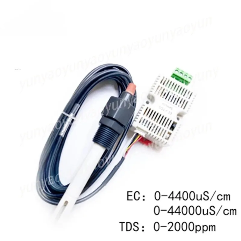 Water EC Transmitter EC Sensor TDS Conductivity Sensor Module 4-20ma 0-5V 0-10V RS485 Output Analog Output Voltage
Water EC Transmitter EC Sensor TDS Conductivity Sensor Module 4-20ma 0-5V 0-10V RS485 Output Analog Output Voltage