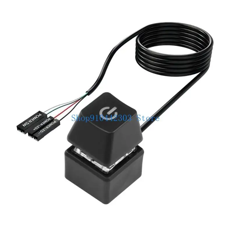652F Desktop Computer Power Button Switching External Starter Button with Cord 1.8M
652F Desktop Computer Power Button Switching External Starter Button with Cord 1.8M