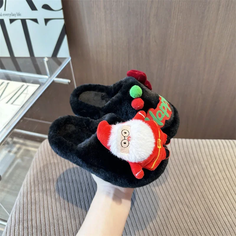 Мультяшные плюшевые рождественские куклы, меховые тапочки, новинка 2024 года, осень-зима-детская модная обувь с мягкой подошвой для малышей
Мультяшные плюшевые рождественские куклы, меховые тапочки, новинка 2024 года, осень-зима-детская модная обувь с мягкой подошвой для малышей