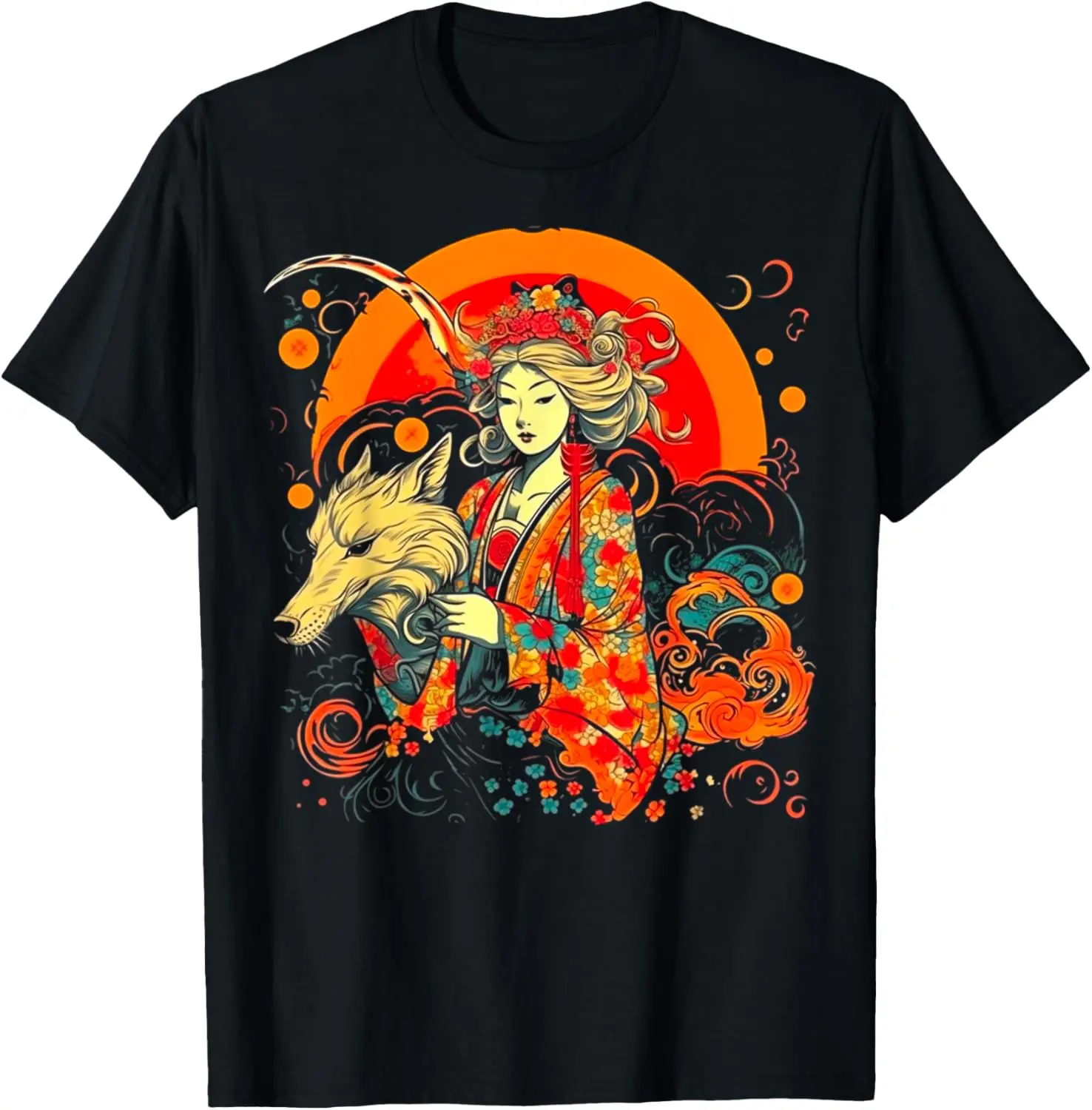 Футболка Amaterasu Wolf Japanes Mythology Sun Goddess 
Футболка Amaterasu Wolf Japanes Mythology Sun Goddess