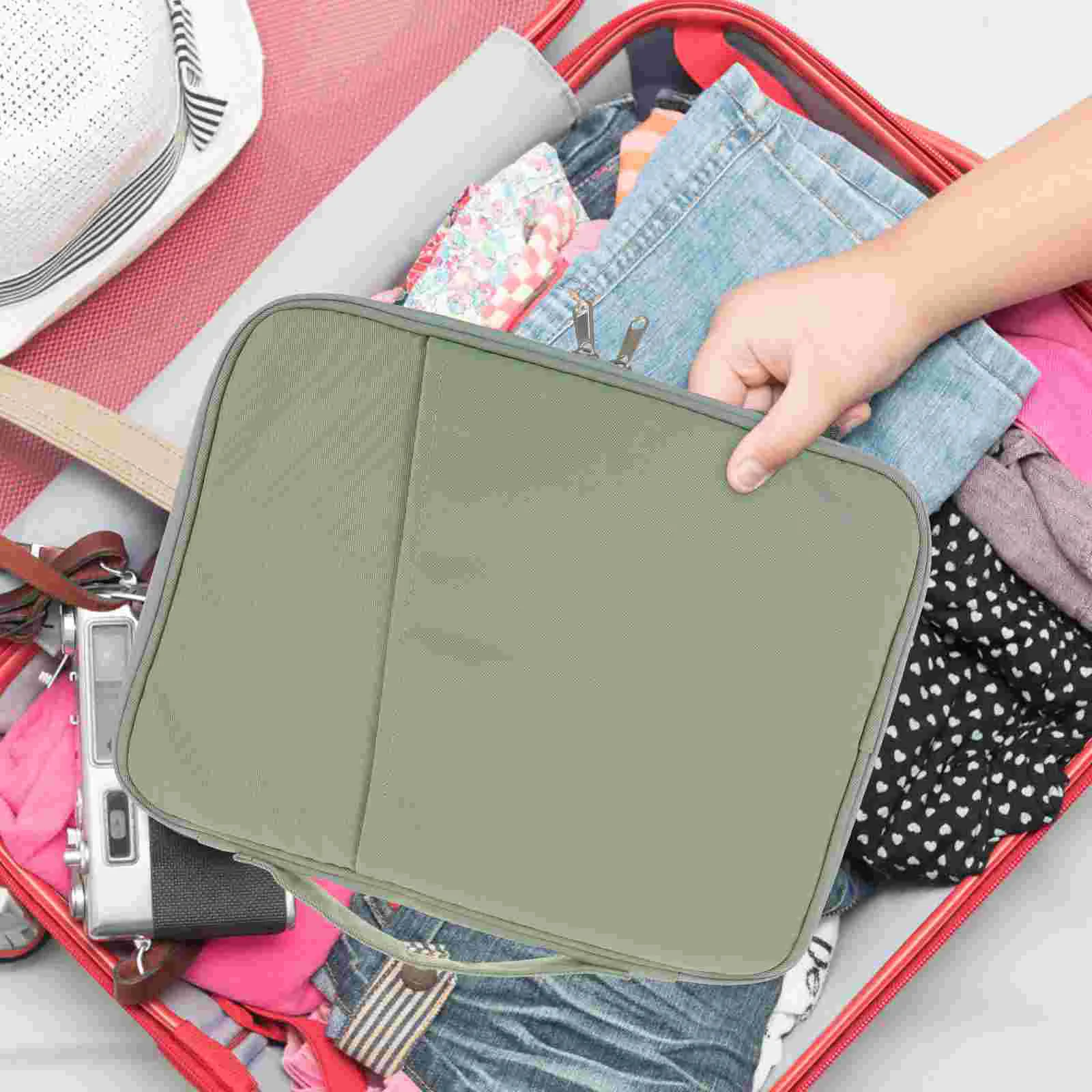Laptop Carrying Case Flat Storage Bag Tablet with Handle Shockproof Green for Portable
Laptop Carrying Case Flat Storage Bag Tablet with Handle Shockproof Green for Portable