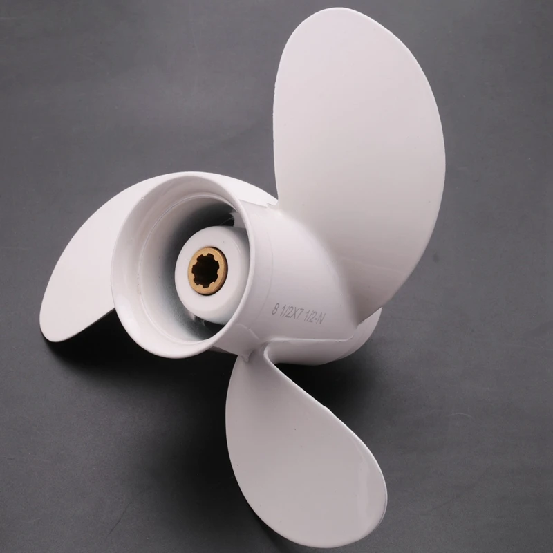 B0a-tBoat Propeller 6G1-45943-00-El 8 1/2 X 7 1/2 For Yamaha Outboard Engine 6-8Hp Aluminum Alloy 3 Blades R Rotation 7 Spline
B0a-tBoat Propeller 6G1-45943-00-El 8 1/2 X 7 1/2 For Yamaha Outboard Engine 6-8Hp Aluminum Alloy 3 Blades R Rotation 7 Spline