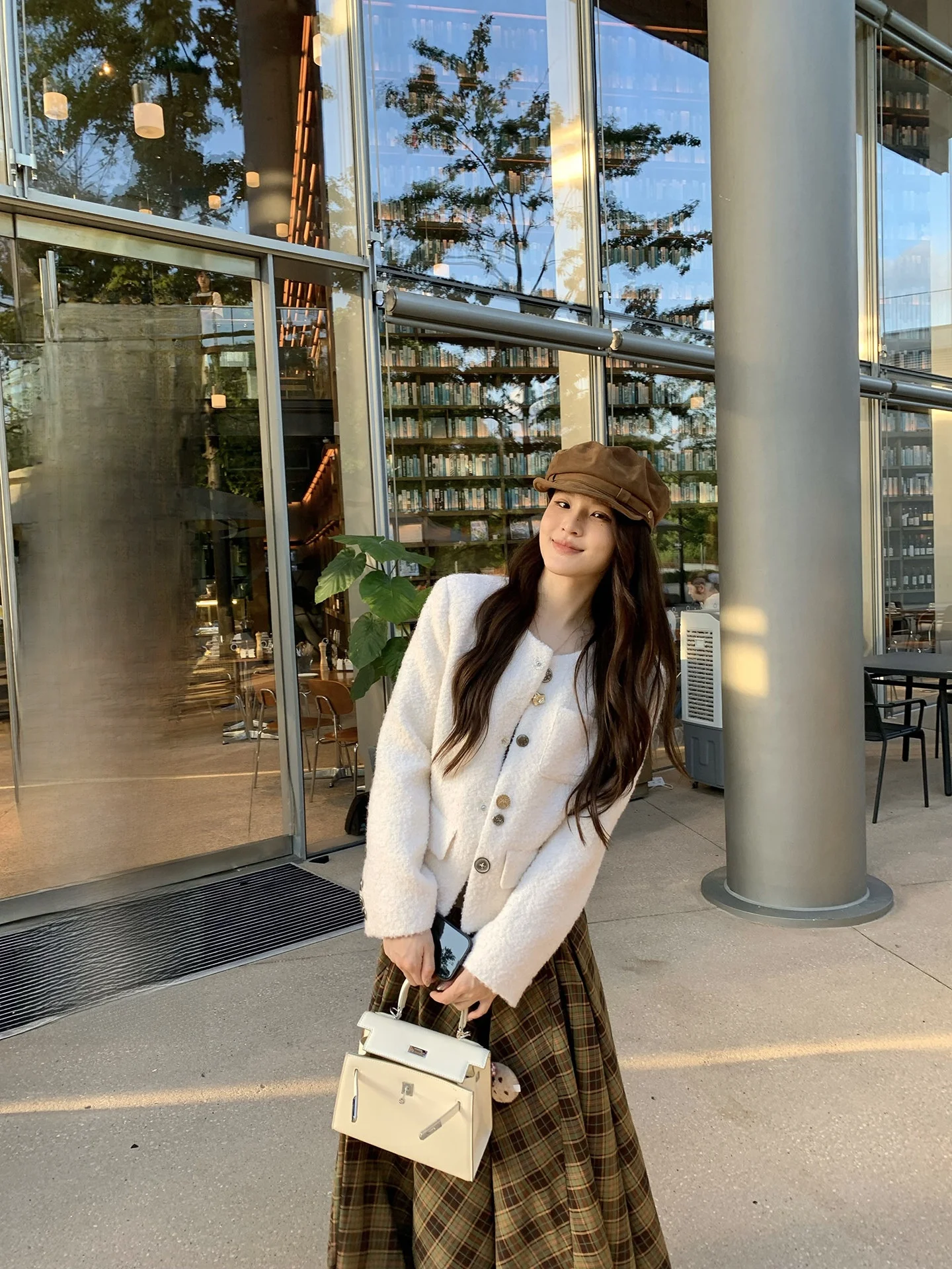 Nora Studio Women's Woolen Jaet in Beige Straight Cut ort Coat Luxury Sle Autumn New Arrival Slimming Effect Button Clo...
Nora Studio Women's Woolen Jaet in Beige Straight Cut ort Coat Luxury Sle Autumn New Arrival Slimming Effect Button Clo...