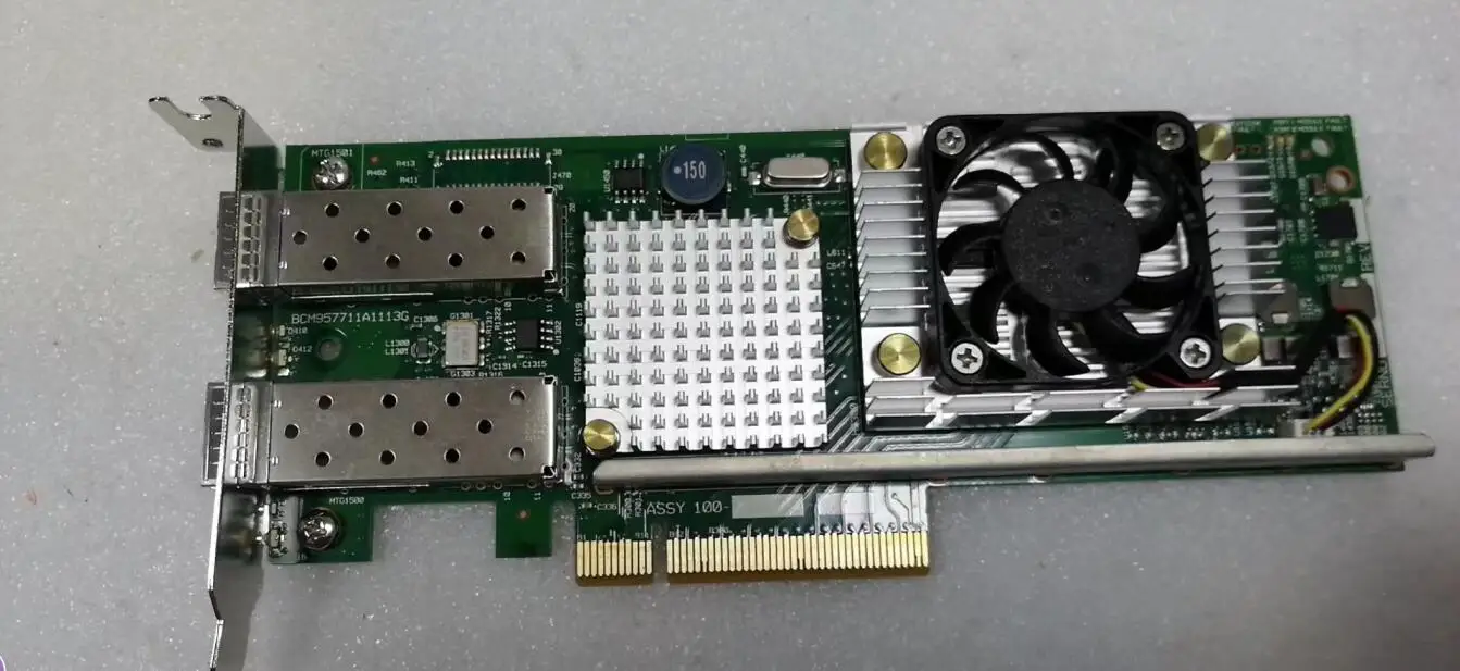 BCM957711A1113G 10GbE Dual Port High Profile Adapter Card BCM957711 network card
BCM957711A1113G 10GbE Dual Port High Profile Adapter Card BCM957711 network card