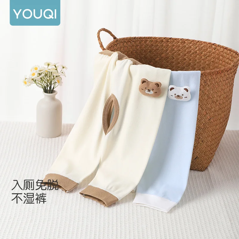 【Youqi】Chinese 0-2 Year Old Baby Pants, High-Waisted Belly-Protecting Pants, Warm Autumn Pants, Sleep Pants, Children's Open-Crotch Pants for Outdoor Wear
【Youqi】Chinese 0-2 Year Old Baby Pants, High-Waisted Belly-Protecting Pants, Warm Autumn Pants, Sleep Pants, Children's Open-Crotch Pants for Outdoor Wear