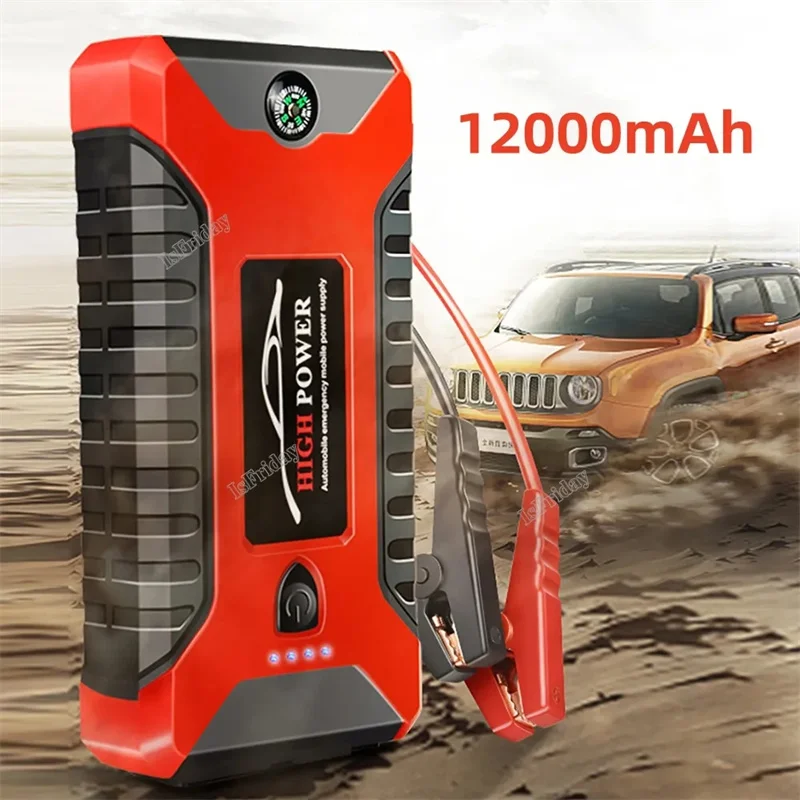 12V Car Jump Starter Power Bank Portable Car Battery Booster Charger Starting Device Auto Emergency Start-up Lighting
12V Car Jump Starter Power Bank Portable Car Battery Booster Charger Starting Device Auto Emergency Start-up Lighting