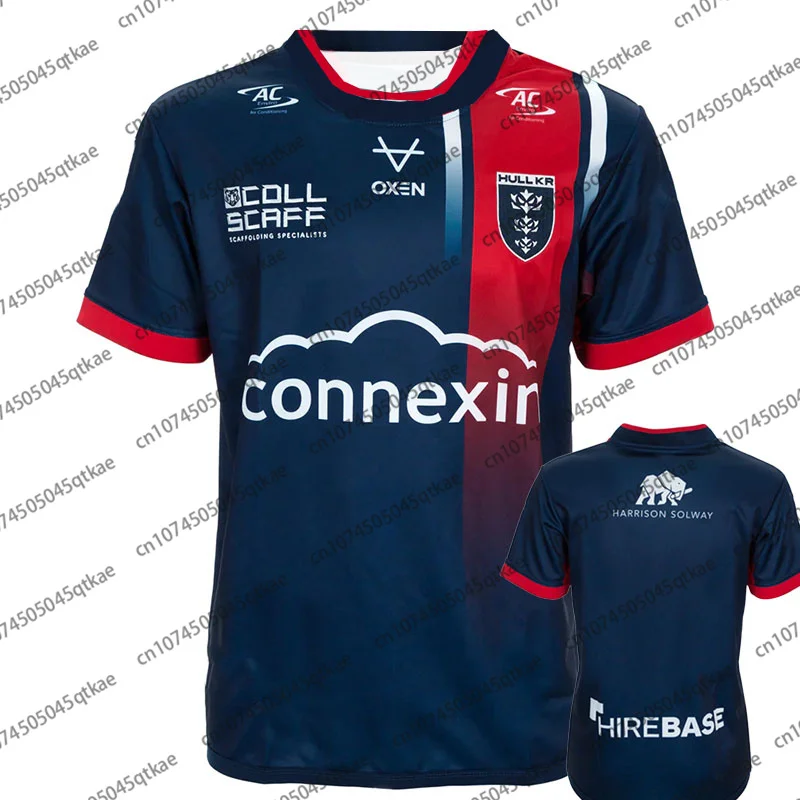 Новое поступление в Англии 2025 года, домашняя футболка для регби Hull KR, мужская повседневная быстросохнущая тренировочная футболка большого размера с короткими рукавами и v-образным вырезом
Новое поступление в Англии 2025 года, домашняя футболка для регби Hull KR, мужская повседневная быстросохнущая тренировочная футболка большого размера с короткими рукавами и v-образным вырезом