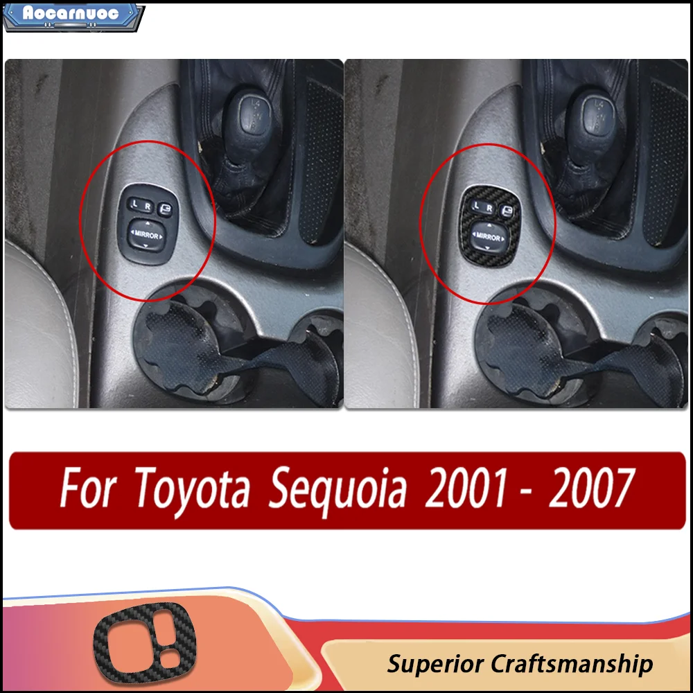 Carbon Fiber Car Interior Stickers Kit - rearview mirror control Trim Stickers For Toyota Sequoia XK30 XK40 2001- 2007
Carbon Fiber Car Interior Stickers Kit - rearview mirror control Trim Stickers For Toyota Sequoia XK30 XK40 2001- 2007