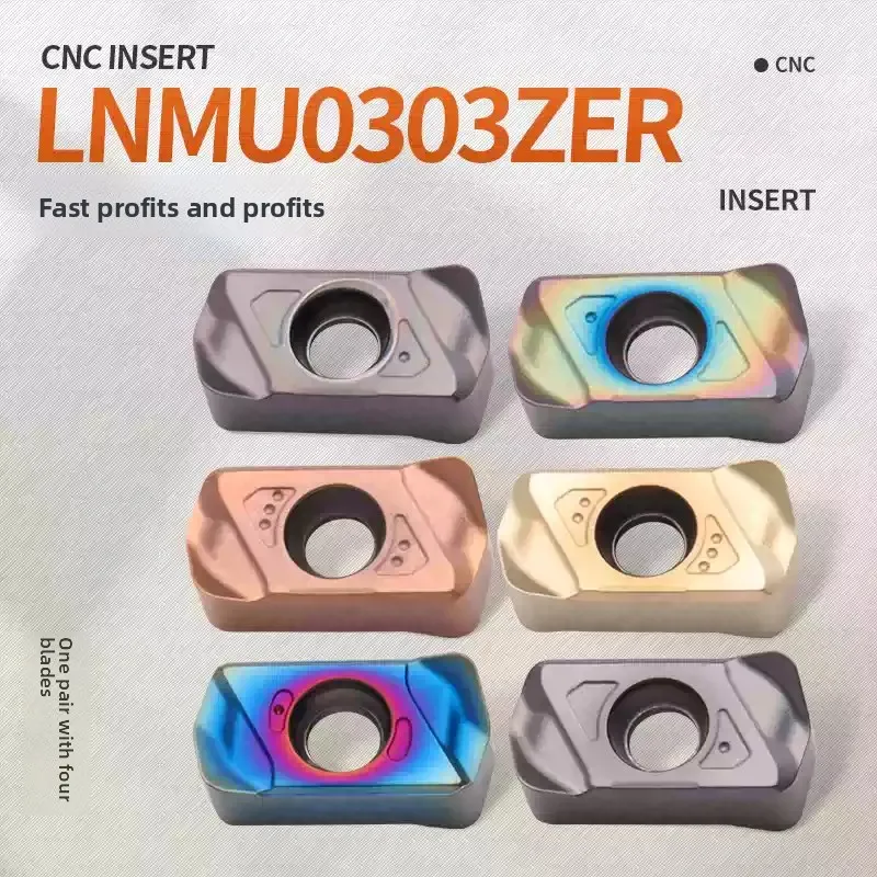 CNC LNMU Double-sided Fast Feed Carbide Inserts LNMU0303ZER MJ LNMU0303ZER-MJ
CNC LNMU Double-sided Fast Feed Carbide Inserts LNMU0303ZER MJ LNMU0303ZER-MJ