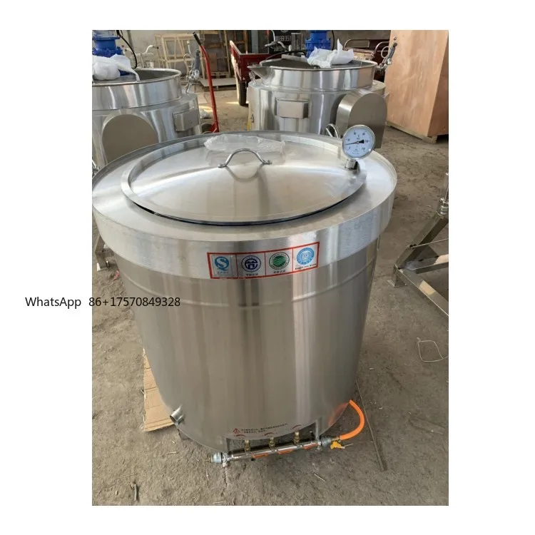 Industrial Big Cooking Pot for 200 500 700 1000 Liters Volume
Industrial Big Cooking Pot for 200 500 700 1000 Liters Volume