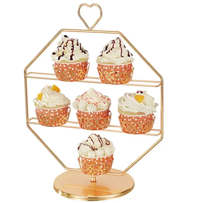 Gold 6-cup cake rack dessert table display rack creative cake Dim sum rack buffet table
Gold 6-cup cake rack dessert table display rack creative cake Dim sum rack buffet table