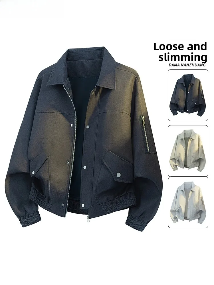 Fall 2025 Men's Large Size Faionable Plaid Flight Jaet Stand Collar Outerwear Casual Sle Polyester Nylon Cosite Fiber
Fall 2025 Men's Large Size Faionable Plaid Flight Jaet Stand Collar Outerwear Casual Sle Polyester Nylon Cosite Fiber