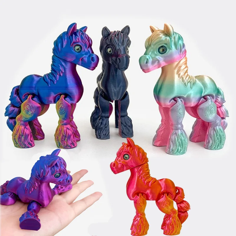 3D-печатные игрушки-лошадки: забавные многосуставные подвижные фигурки лошадей, украшение для дома и рабочего стола, игрушка-антистресс для детей
3D-печатные игрушки-лошадки: забавные многосуставные подвижные фигурки лошадей, украшение для дома и рабочего стола, игрушка-антистресс для детей