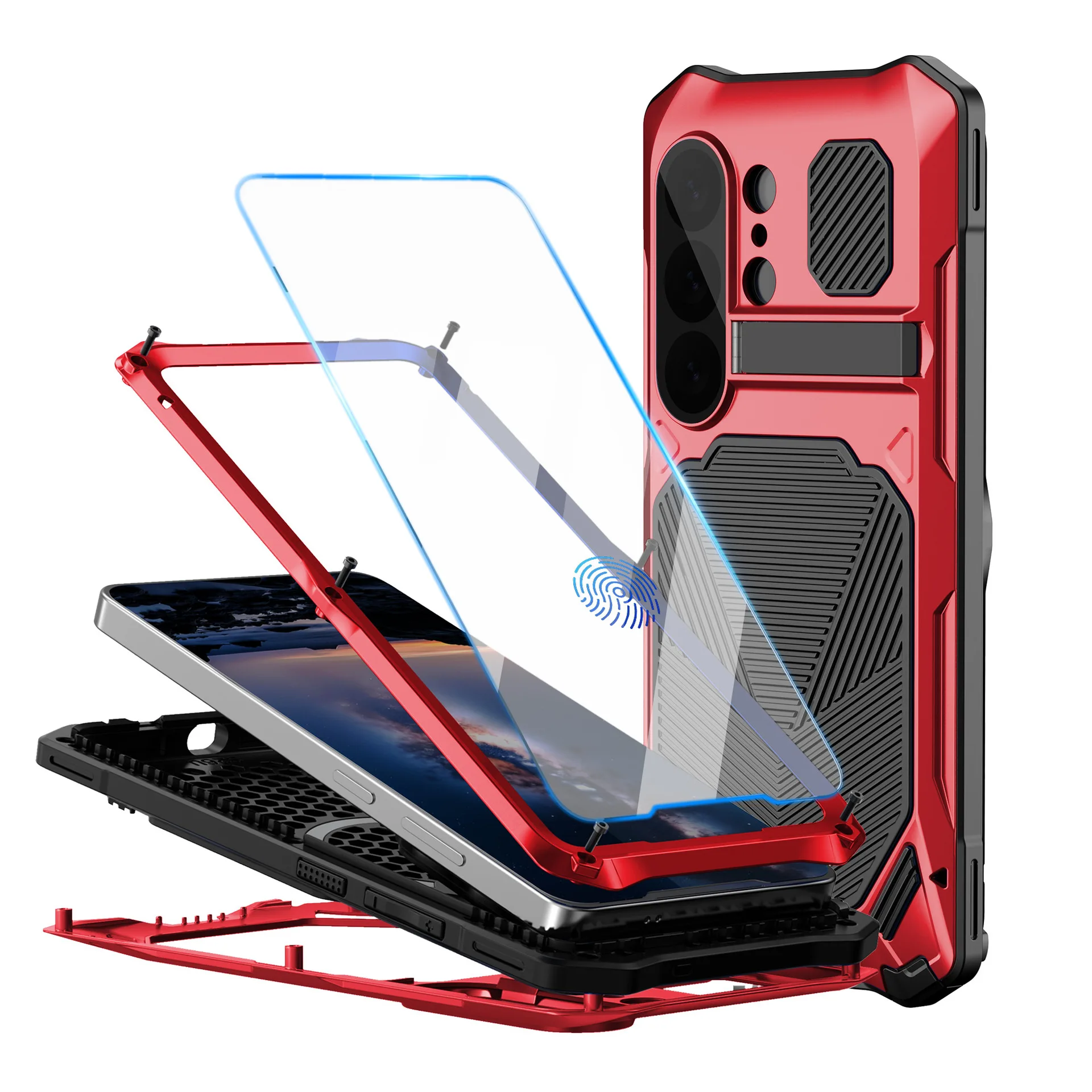 Heavy Duty Military Armor Metal Case For Samsung Galaxy S26 Ultra Shockproof Cover Camera Holder Screen Protector Magsafe
Heavy Duty Military Armor Metal Case For Samsung Galaxy S26 Ultra Shockproof Cover Camera Holder Screen Protector Magsafe