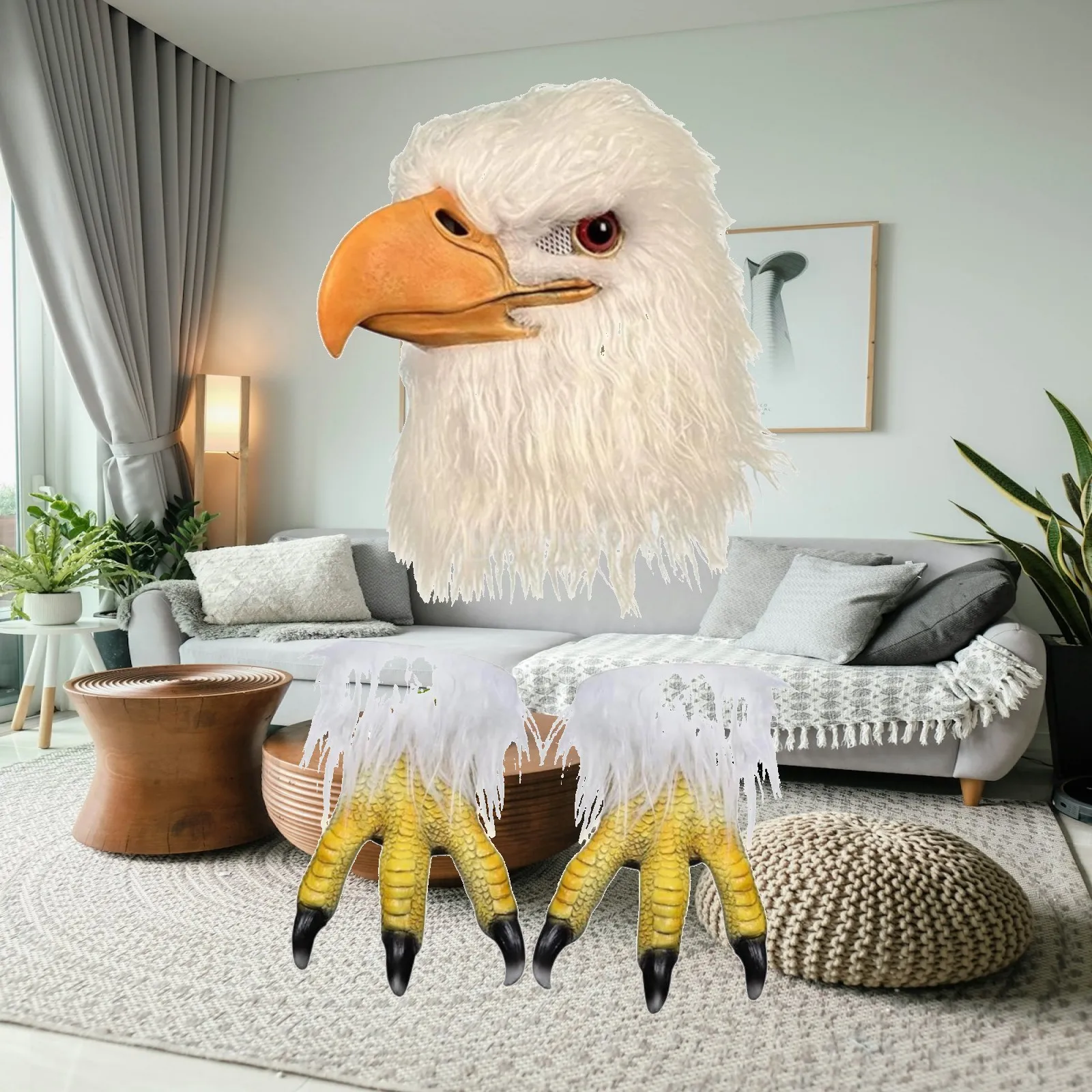 Eagle Mask Realistic Halloween Party Cosplay for Performers Fun Costume Mask
Eagle Mask Realistic Halloween Party Cosplay for Performers Fun Costume Mask