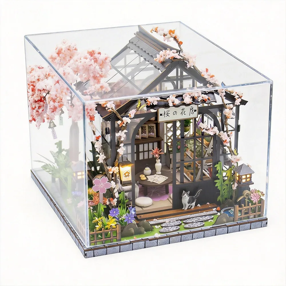 New Handmade DIY Japanese Style Flower House 3D Puzzle Building Model Kit – Miniature Scene Dollhouse Toy
New Handmade DIY Japanese Style Flower House 3D Puzzle Building Model Kit – Miniature Scene Dollhouse Toy