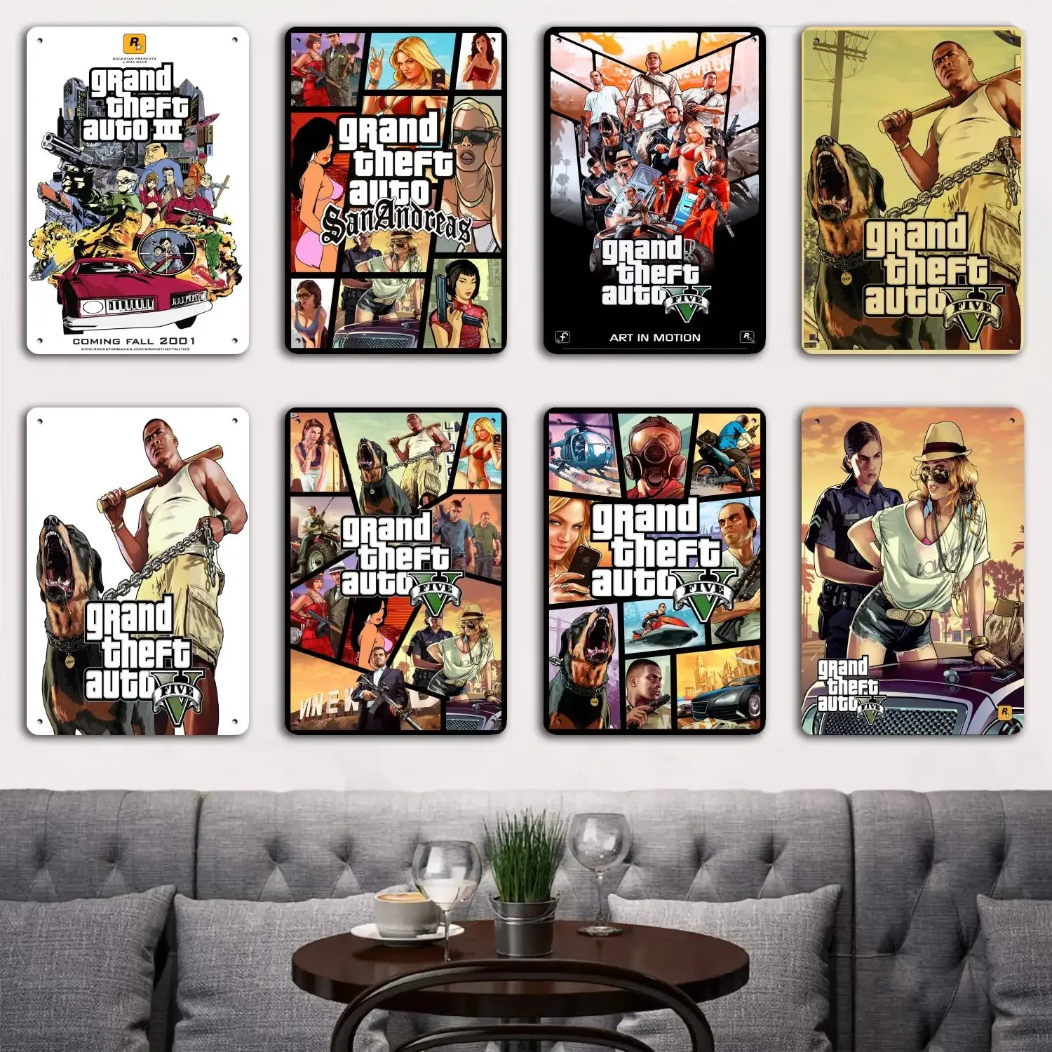 gta v Grand Theft Auto Tin Metal Plaques and Signs Wall Decor, Captain Poster, Vintage Decor, Bar, Pub, Club, Wall Decoration
gta v Grand Theft Auto Tin Metal Plaques and Signs Wall Decor, Captain Poster, Vintage Decor, Bar, Pub, Club, Wall Decoration