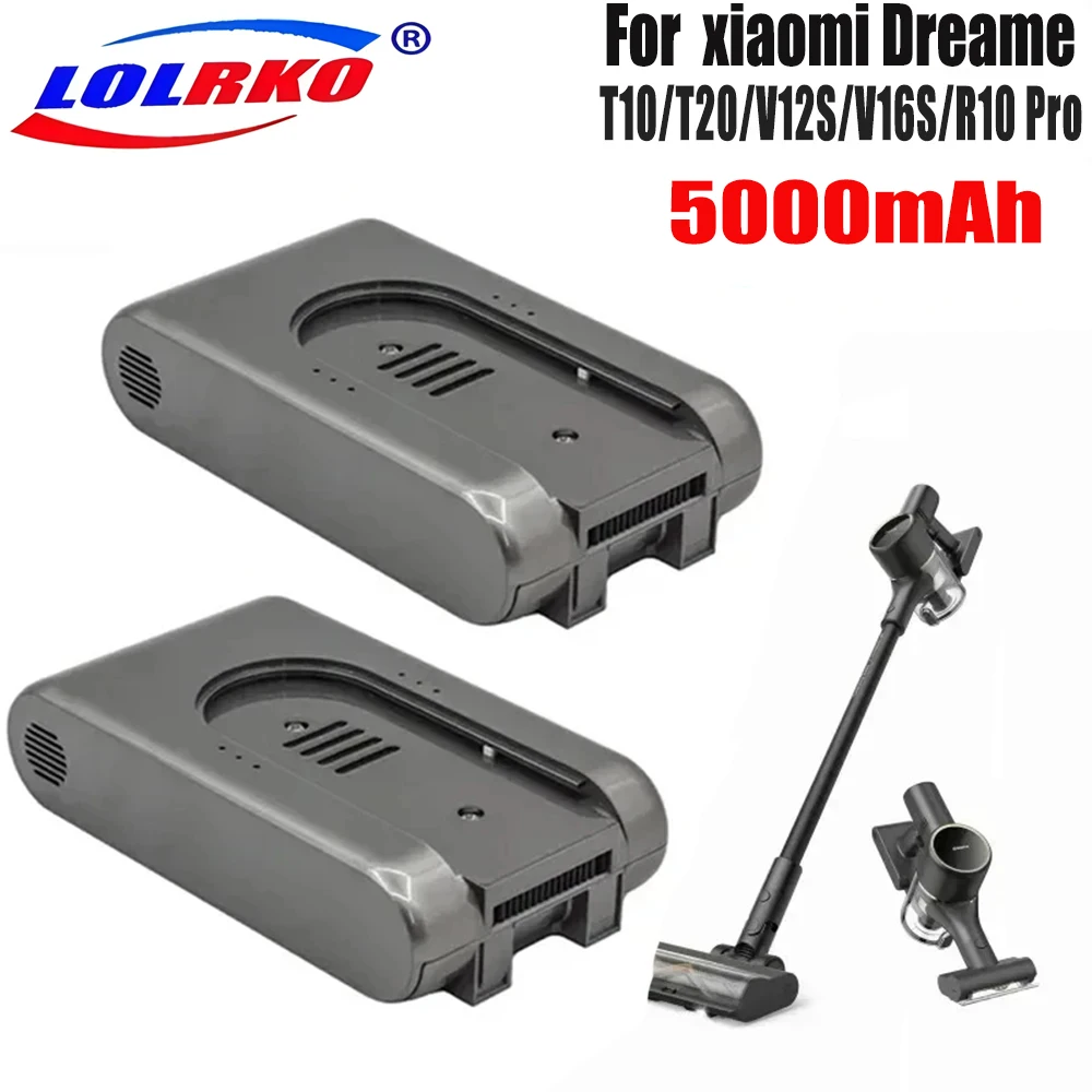 Аккумуляторная батарея для пылесоса Xiaomi Dreame T10 T20 V12S V16S R10Pro, 5000 мАч
Аккумуляторная батарея для пылесоса Xiaomi Dreame T10 T20 V12S V16S R10Pro, 5000 мАч