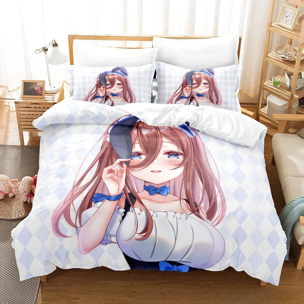 Anime Kawaii Girls The Quintessential Quintuplets Bedding Set Cartoon Anime three-piece Set Adult Kid Bedroom Duvet Cover Sets
Anime Kawaii Girls The Quintessential Quintuplets Bedding Set Cartoon Anime three-piece Set Adult Kid Bedroom Duvet Cover Sets