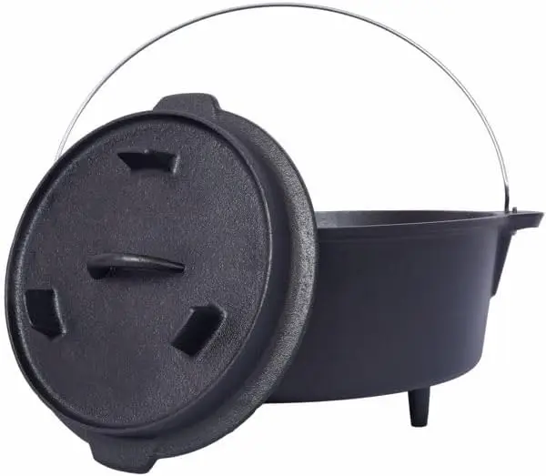 pre-Seasoned Cast Iron Dutch Oven with Skillet Lid, Outdoor Camping Deep Pot for Camping Fireplace Cooking BBQ Baking Campfire,
pre-Seasoned Cast Iron Dutch Oven with Skillet Lid, Outdoor Camping Deep Pot for Camping Fireplace Cooking BBQ Baking Campfire,