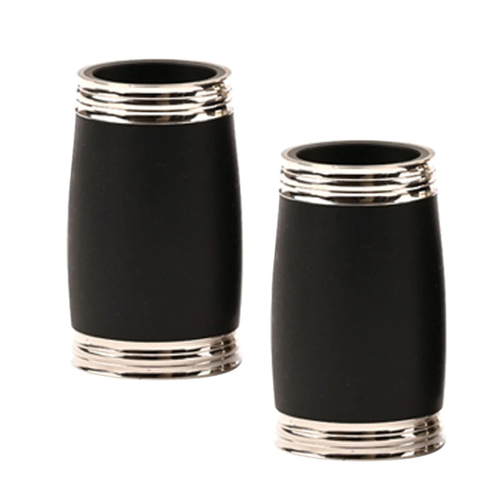 2 Pcs Treble Clarinet Musical Instrument Accessories Adjustable Flat Two Section Tube Tubes Black Metal Parts
2 Pcs Treble Clarinet Musical Instrument Accessories Adjustable Flat Two Section Tube Tubes Black Metal Parts