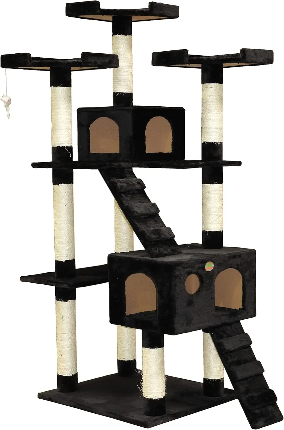 Tall Tree Tower with Condos - Large Tree - Tower for Indoor Cats - Play Scratch Hide Climb Activity
Tall Tree Tower with Condos - Large Tree - Tower for Indoor Cats - Play Scratch Hide Climb Activity