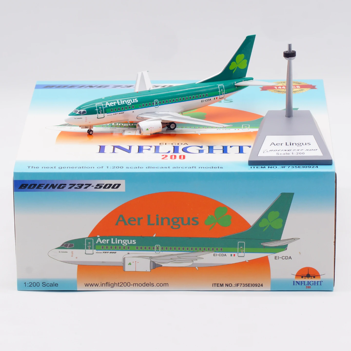 IF735EI0924 Alloy Collectible Plane Gift INFLIGHT 1:200 Aer Lingus Boeing B737-500 Diecast Aircraft Jet Model EI-CDA With Stand
IF735EI0924 Alloy Collectible Plane Gift INFLIGHT 1:200 Aer Lingus Boeing B737-500 Diecast Aircraft Jet Model EI-CDA With Stand