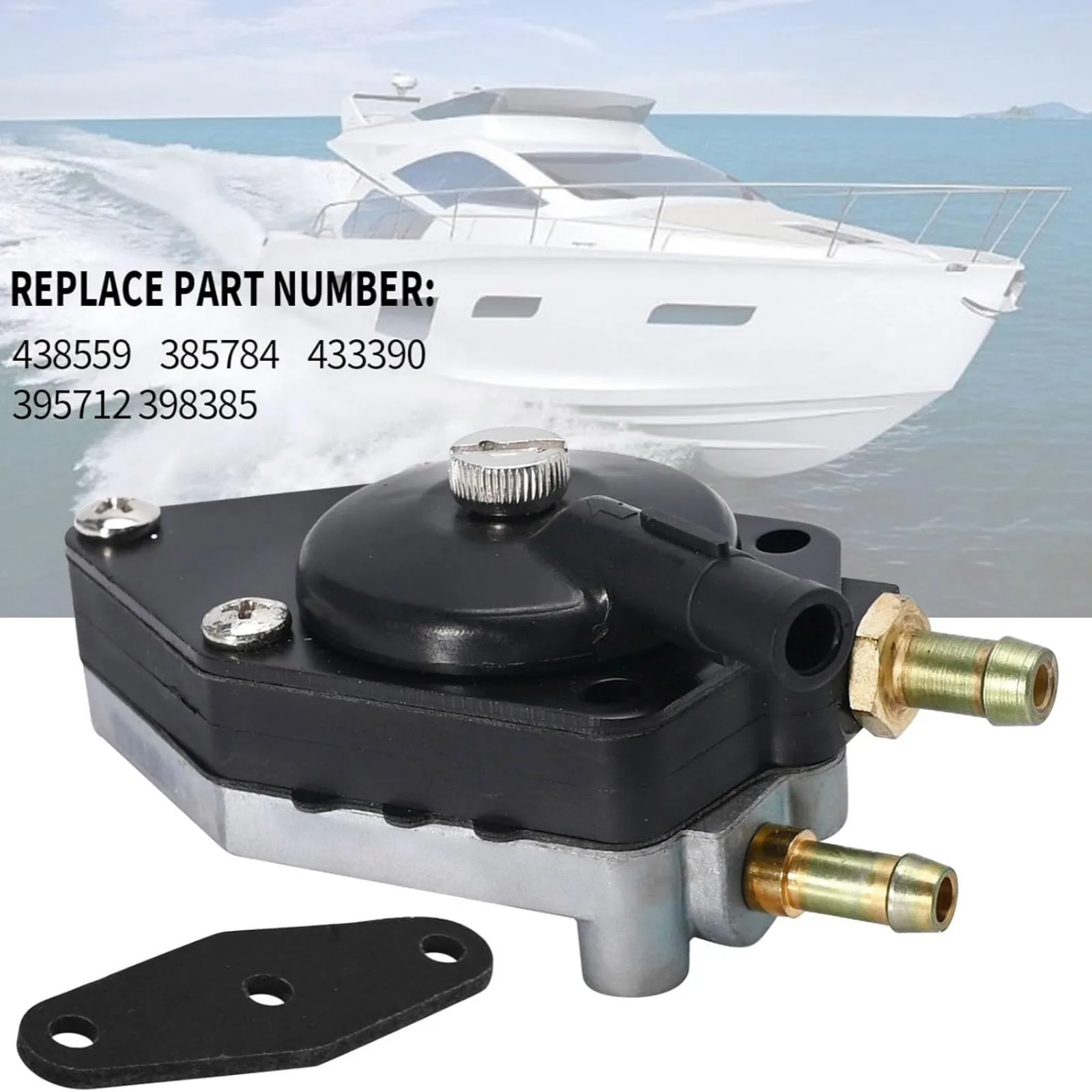 Топливный насос из алюминиевого сплава для подвесных моторов Johnson Evinrude 25-235 л.с., прямая замена, заменяет 438559 0438559 385784
Топливный насос из алюминиевого сплава для подвесных моторов Johnson Evinrude 25-235 л.с., прямая замена, заменяет 438559 0438559 385784