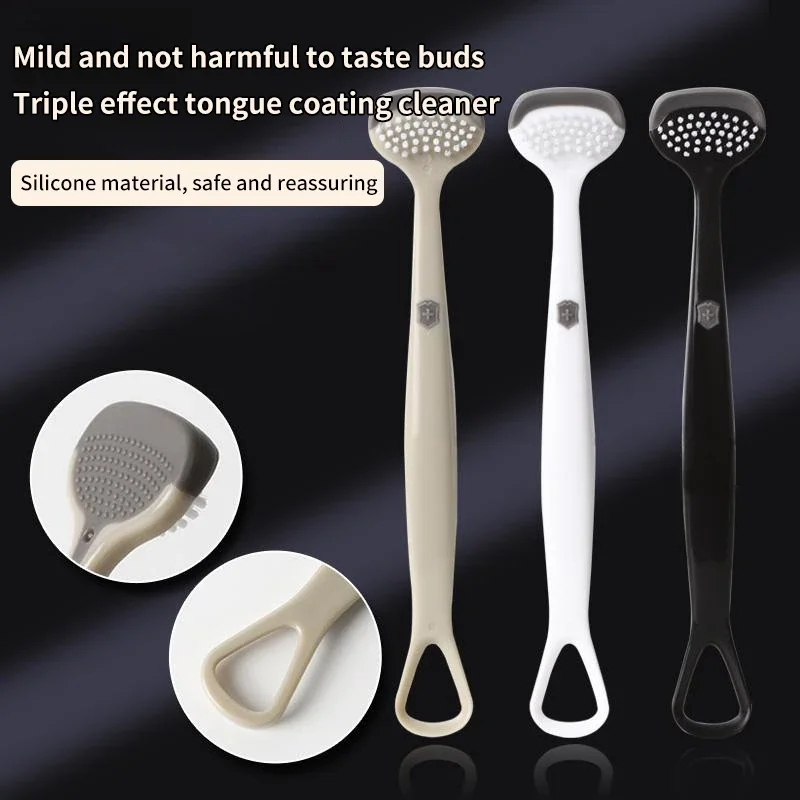 Fresh Breath Reusable Triple Effect Tongue Scraper Tongue Scraping Plate Oral Cleaning Brush Oral Hygiene Care Cleaning Tools
Fresh Breath Reusable Triple Effect Tongue Scraper Tongue Scraping Plate Oral Cleaning Brush Oral Hygiene Care Cleaning Tools