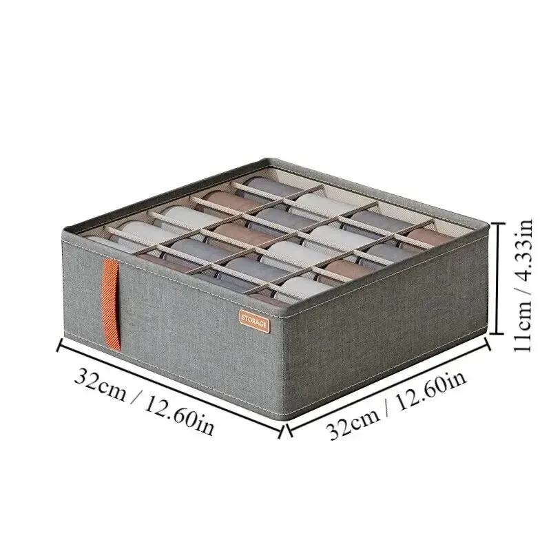 1pc Dark Grey Underwear Storage Box Socks Underwear Storage Drawer Division Multifunctional Household Wardrobe Classification
1pc Dark Grey Underwear Storage Box Socks Underwear Storage Drawer Division Multifunctional Household Wardrobe Classification
