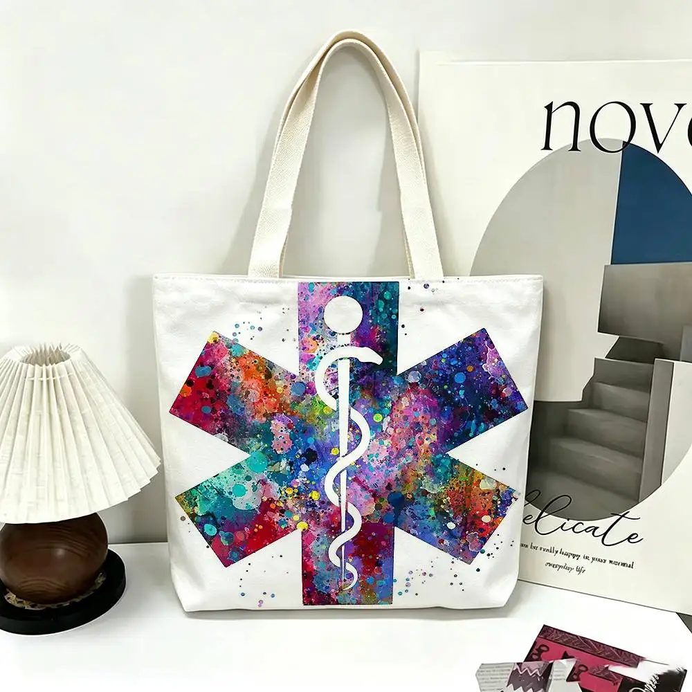 Star of Life Printed Canvas Tote Bag Shoulder Bag Commuter Mommy Shopping Bag
Star of Life Printed Canvas Tote Bag Shoulder Bag Commuter Mommy Shopping Bag