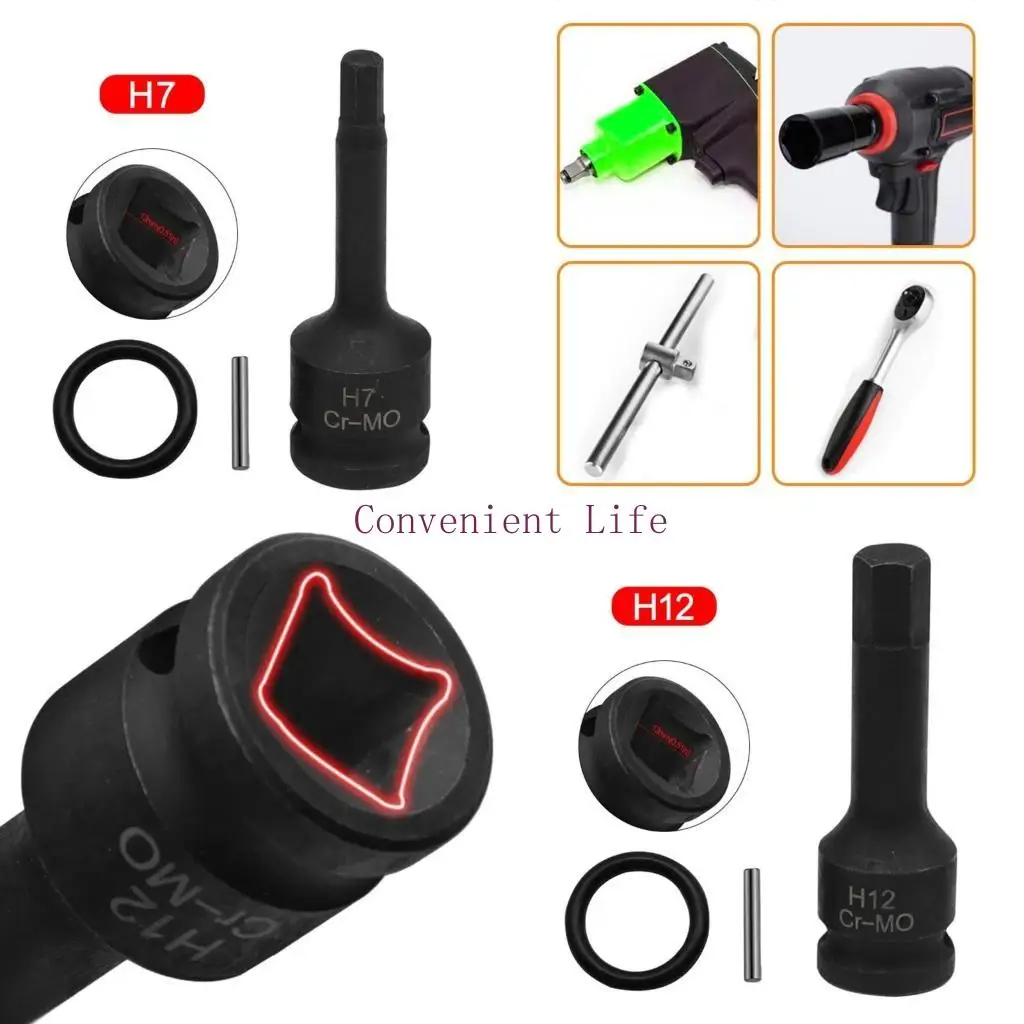 L1EE 8Pcs Impact Socket 1/2Inch Metric Deep Impact Wrench Socket Head Converters For Wrench Adapter Socket Hand Tool
L1EE 8Pcs Impact Socket 1/2Inch Metric Deep Impact Wrench Socket Head Converters For Wrench Adapter Socket Hand Tool