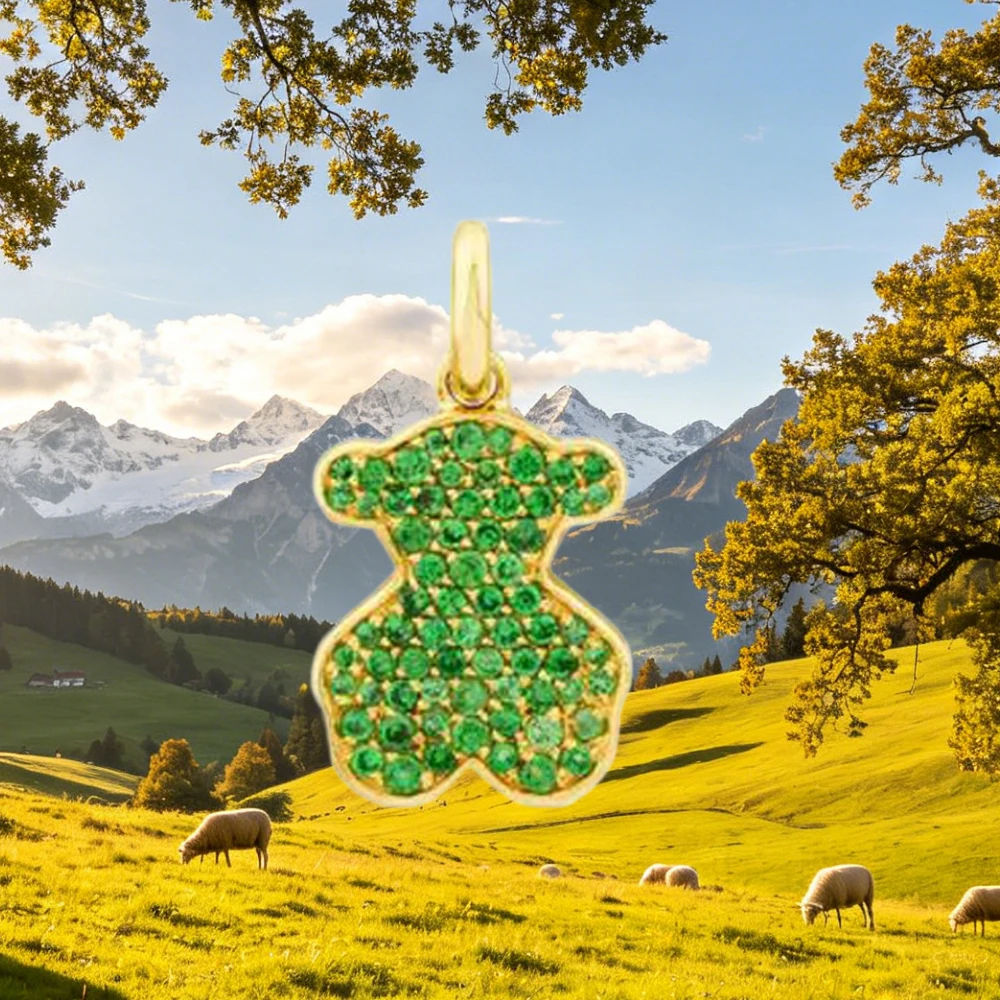 925 Sterling Silver Cute Bear Pendant Spanish Style Lovely Animal Charm Dainty Necklace for Women Daily Wear
925 Sterling Silver Cute Bear Pendant Spanish Style Lovely Animal Charm Dainty Necklace for Women Daily Wear