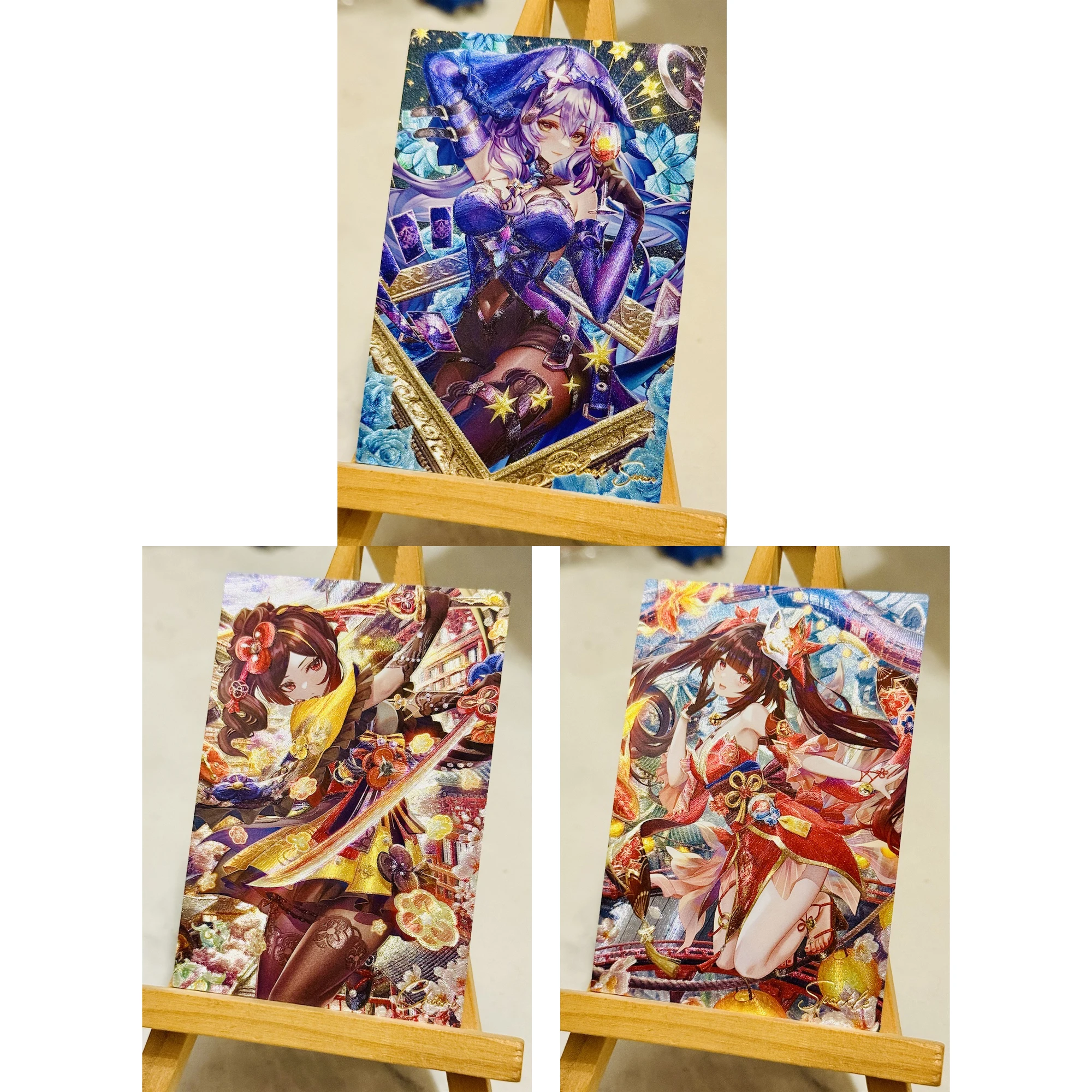3Pcs/set Anime Girl ACG Texture Flash Card Diy Self Made Classic Game Anime Collection Cards Gift Toy
3Pcs/set Anime Girl ACG Texture Flash Card Diy Self Made Classic Game Anime Collection Cards Gift Toy