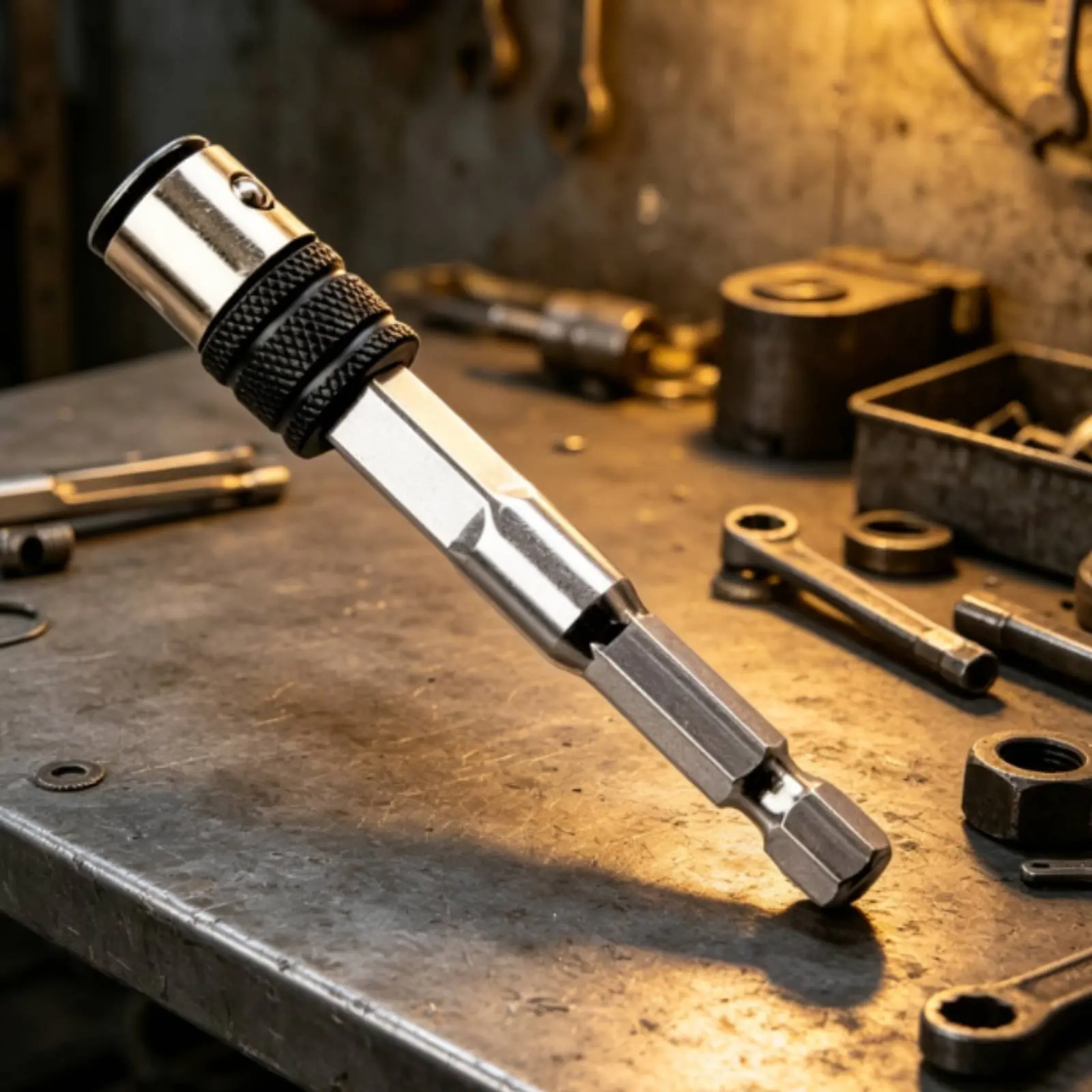 Quick Release Chuck Adapter Knurled Grip Drill Bit Adapter Power Tool Accessory Metal
Quick Release Chuck Adapter Knurled Grip Drill Bit Adapter Power Tool Accessory Metal