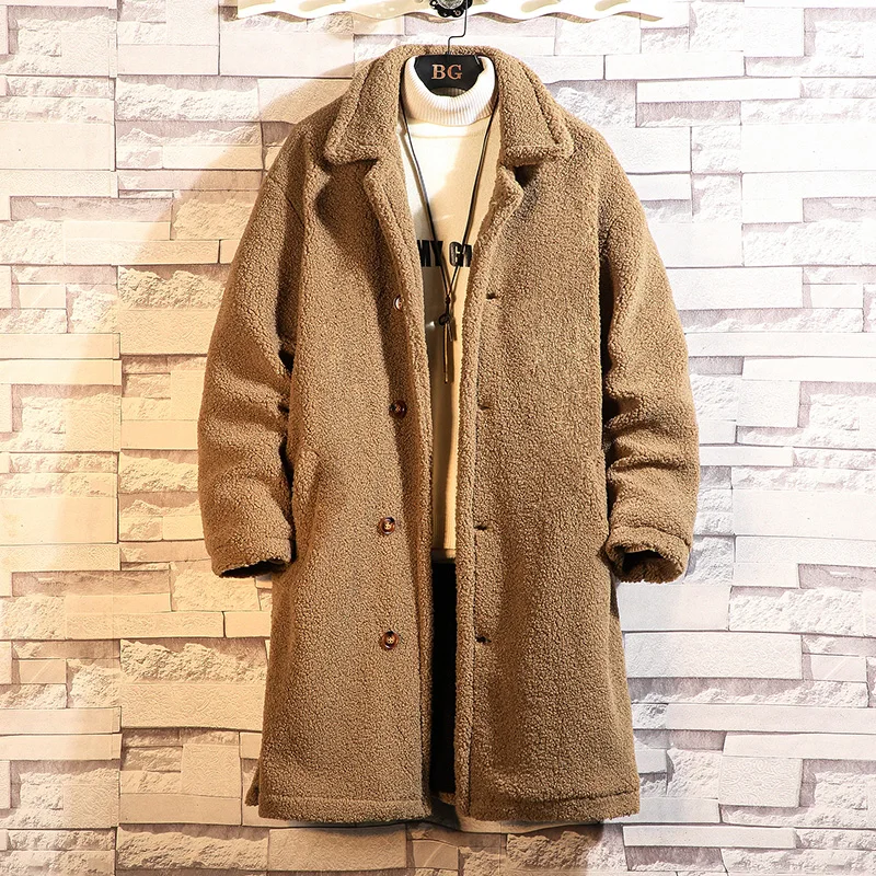 Men's Mid-Length Lamb Fur Jaet Winter Thiened Warm Cotton Particle Fce Lined Coat American Retro Sle Long Cotton Clo...
Men's Mid-Length Lamb Fur Jaet Winter Thiened Warm Cotton Particle Fce Lined Coat American Retro Sle Long Cotton Clo...