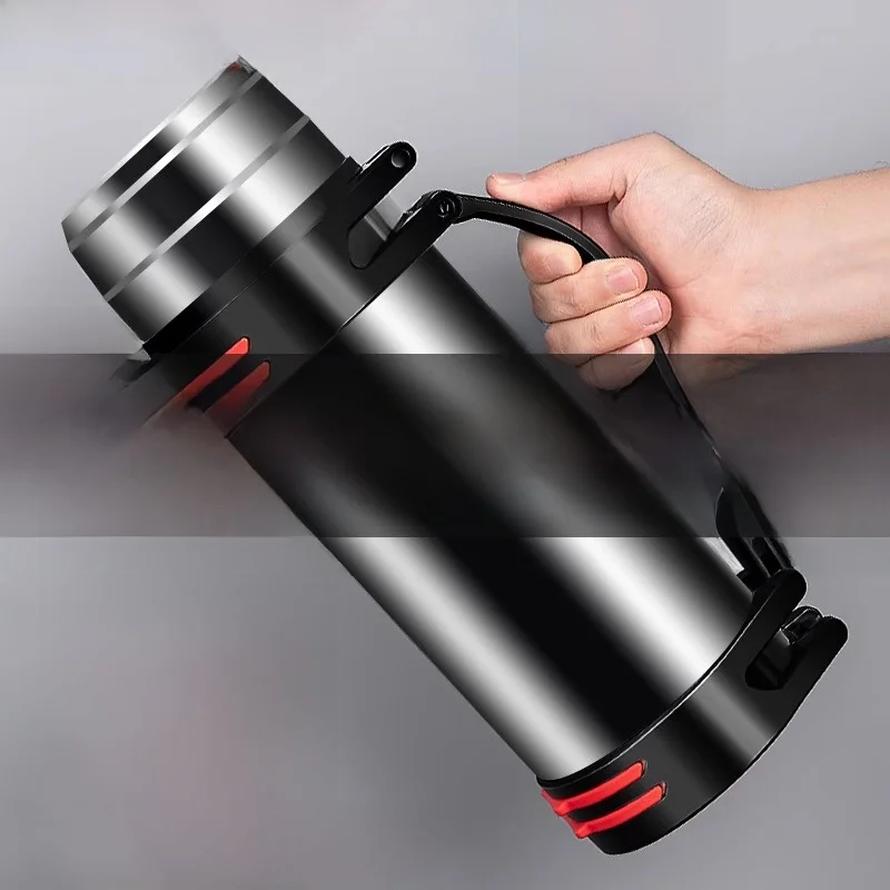 Large Capacity Stainless Steel Insulated Water Bottle Portable Car Travel Mug for Men Outdoor Camping Vehicle Mounted Water Jug
Large Capacity Stainless Steel Insulated Water Bottle Portable Car Travel Mug for Men Outdoor Camping Vehicle Mounted Water Jug