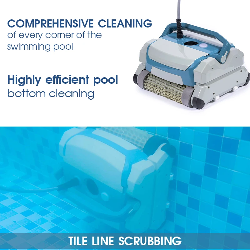 Automatic Underwater Crawler Robotic Pool Cleaner Cordless Smart Vacuum
Automatic Underwater Crawler Robotic Pool Cleaner Cordless Smart Vacuum