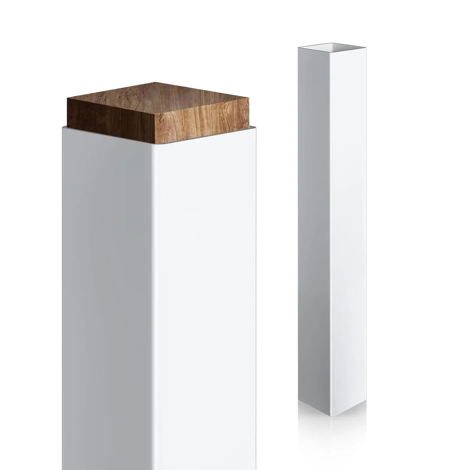 6x6x39.4in Vinyl Post Sleeve for 5.5in Posts, White Column Wrap for Porch Deck Patio Mailbox, Weatherproof
6x6x39.4in Vinyl Post Sleeve for 5.5in Posts, White Column Wrap for Porch Deck Patio Mailbox, Weatherproof